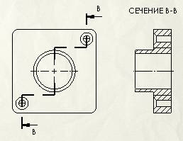 Построение ступенчатого разреза